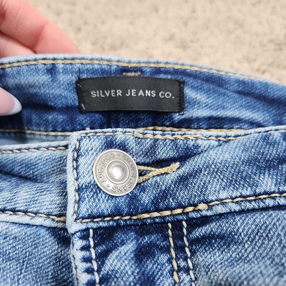 Men's Silver Jeans Light Blue Straight Jeans W40 L32 NWOT - Picture 5 of 11